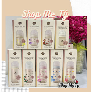 (FULLBOX) Bình sữa Green Finger Bebegrow PPSU Hàn Quốc size 160ml / 280ml núm ti mềm 2 van khí Greenfinger