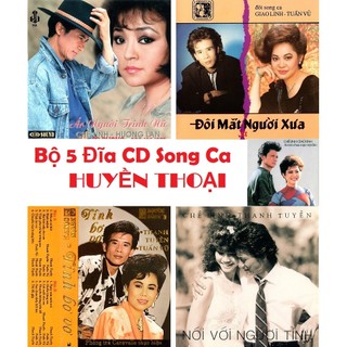 CD1056 Bộ 5 Đĩa CD Song Ca: CHẾ LINH – THANH TUYỀN – TUẤN VŨ – GIAO LINH Nhạc Vàng Huyền Thoại