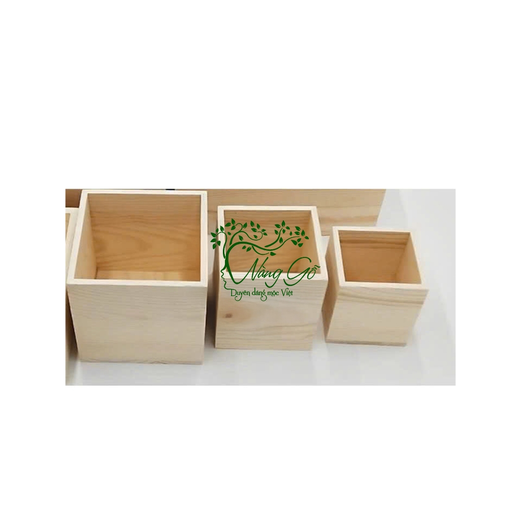 Hộp gỗ cắm hoa (Hộp gỗ trồng cây)