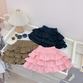 Quần áo trẻ em, Chân váy bèo nhiều tầng bé gái 2 màu dễ mix đồ cho bé 9-27kg V568 | Tiểu Yến KID