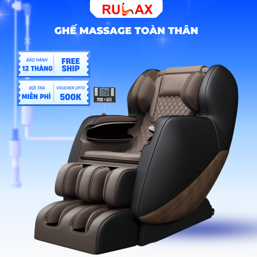 Ghế Massage Toàn Thân RULAX Kết Hợp Hồng Ngoại Mô Phỏng 3D