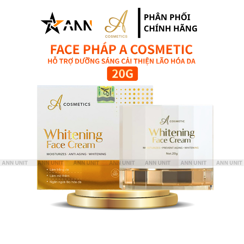   Chính Hãng  Kem Face Pháp A Cosmetic Mỹ Phẩm Phương Anh Boss Đặng Phương Anh Phiên Bản Mới 2024 