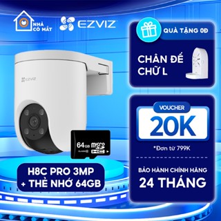 Camera EZVIZ Ngoài Trời H8C Pro 2K 3MP, Phát Hiện Dáng Người, Còi Hú Báo Động, Đàm Thoại 2 Chiều