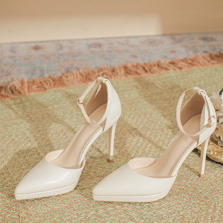  Có size 34 Giày đế đúp cao 8cm và 10cm giày nữ đế đúp 8p và 10p sang chảnh chất liệu da lì cao cấp 