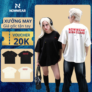 Áo Thun Boxy thêu 3D Nowwear Hight Class Unisex Local Brand - TS005