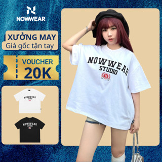 Áo Thun Boxy thêu 3D 280GSM Nowwear ver 2 Unisex Local Brand TS002