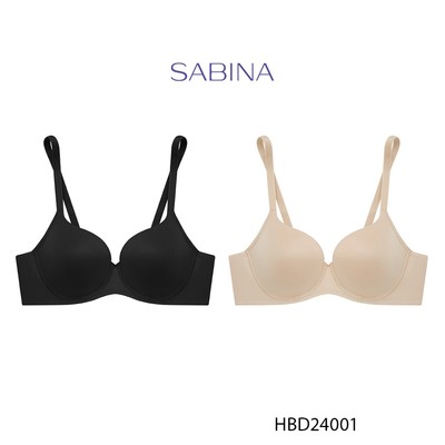 Combo 2 Áo Lót Có Gọng Mút Mỏng Phù Hợp Người Vòng 1 To Màu Trơn Habpy Bra by Sabina HBD24001
