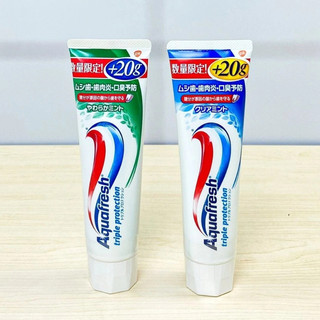 Kem đánh răng Aquafresh Nhật Bản 140g làm sạch giúp răng chắc khoẻ, sáng bóng