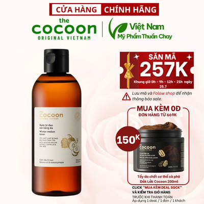 Toner nước bí đao cân bằng da cocoon 310ml - Cocoon việt nam