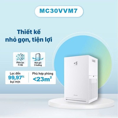 Máy lọc không khí Daikin MC30YVM7- Dùng cho phòng 23m2- Bảo hành tại nhà 12 tháng.