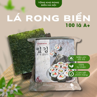 [Chính Hãng] Lá Kim Rong Biển Cuộn Cơm 100 Lá A+, Nhật An Chaewoo, 100% Rong Biển Nhập Khẩu, Dùng Làm Sushi, Gimbap