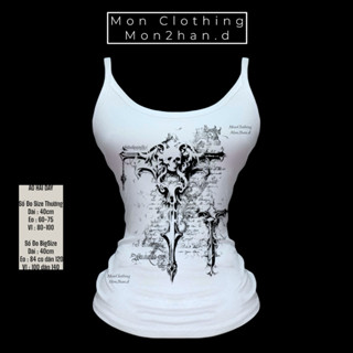 | CÓ BIGSIZE | 2s TRẮNG Y2k / hai dây punk acubi áo new - ÁO TRẮNG
