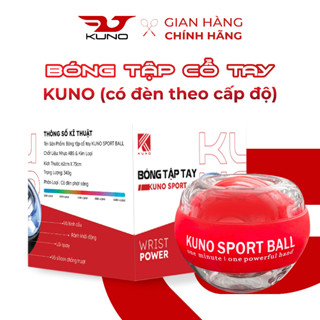 Bóng tập cổ tay chơi thể thao cầu lông KUNO SPORT BALL và hộp đựng cao cấp, quả cầu tập luyện cổ tay chắc khỏe