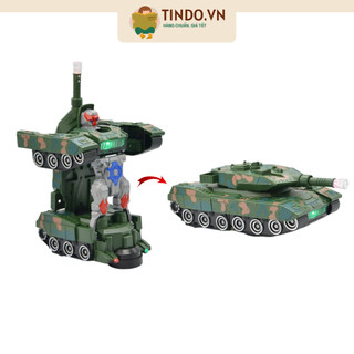 Đồ Chơi Robot Biến Hình Siêu Trình Diễn DUKA Âm Thanh Ánh Sáng Tự Động Chuyển Hướng DK 81399