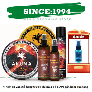 AKUMA | Sáp vuốt tóc, tạo kiểu nam AKUMA INFINITY CLAY, ROYAL POMADE 56g-116g, Gôm, Xịt Phồng Akuma