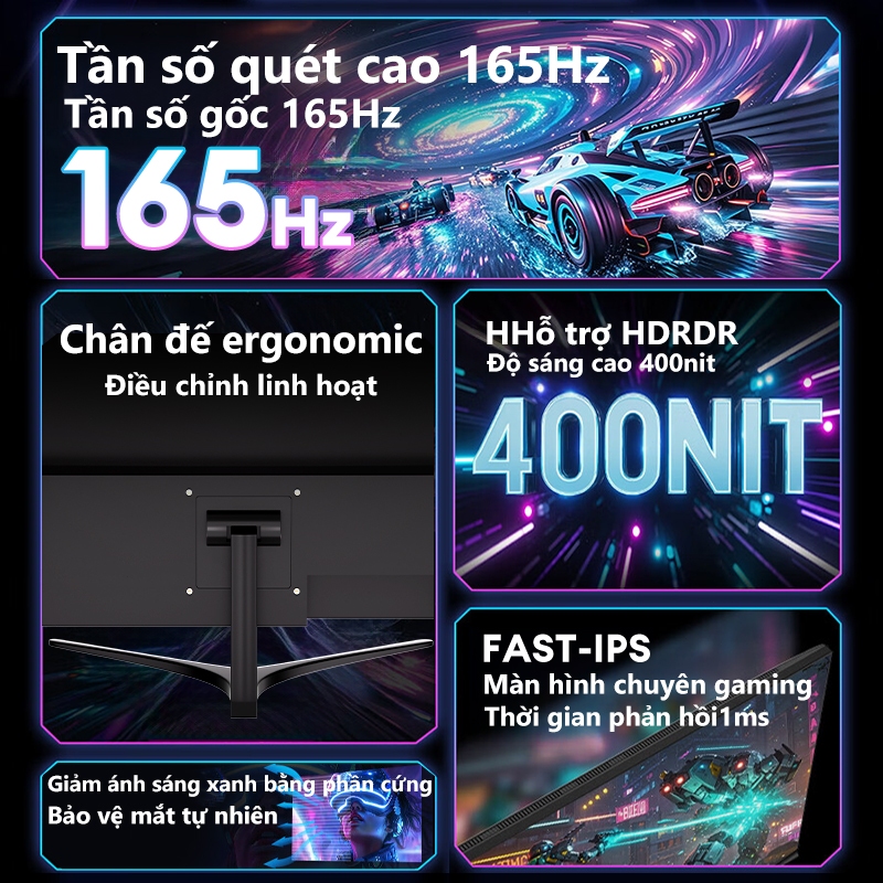 Màn Hình 19" IPS Chuyên Văn Phòng | Bảo Vệ Mắt Chuyên Sâu | 75Hz Mượt Mà, Phản Hồi 1ms | BigBuy360 - bigbuy360.vn