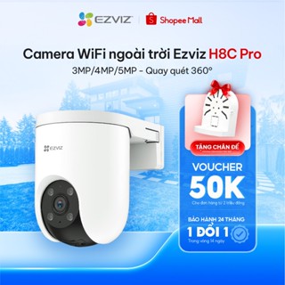Camera WIFI EZVIZ H8C Pro 3MP / 5MP, Quay Ngoài Trời 360 Độ, Đàm Thoại, Nén H265, Ghi Hình Màu