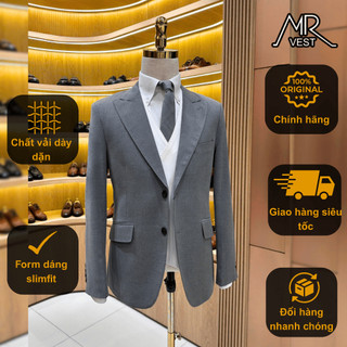 Bộ Suit nam cao cấp xám ghi MRV624