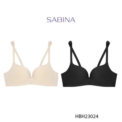 [SALE XẢ HÀNG] Combo 2 Áo Lót Không Gọng Mút Dày Vừa Nâng Ngực Màu Trơn Happy Lady By Sabina HBH23024