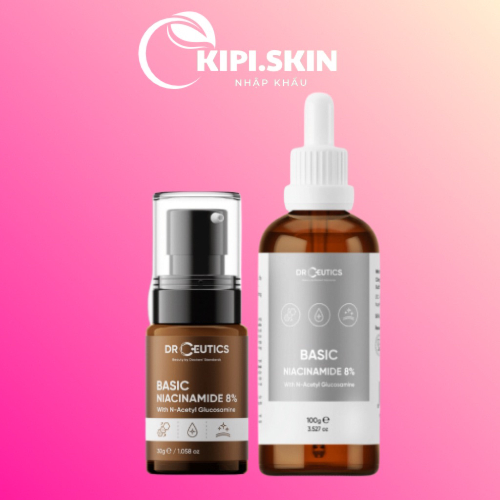 [Nhập Khẩu] DrCeutics Serum Niacinamide Basic 8% Kiềm Dầu Giảm Mụn