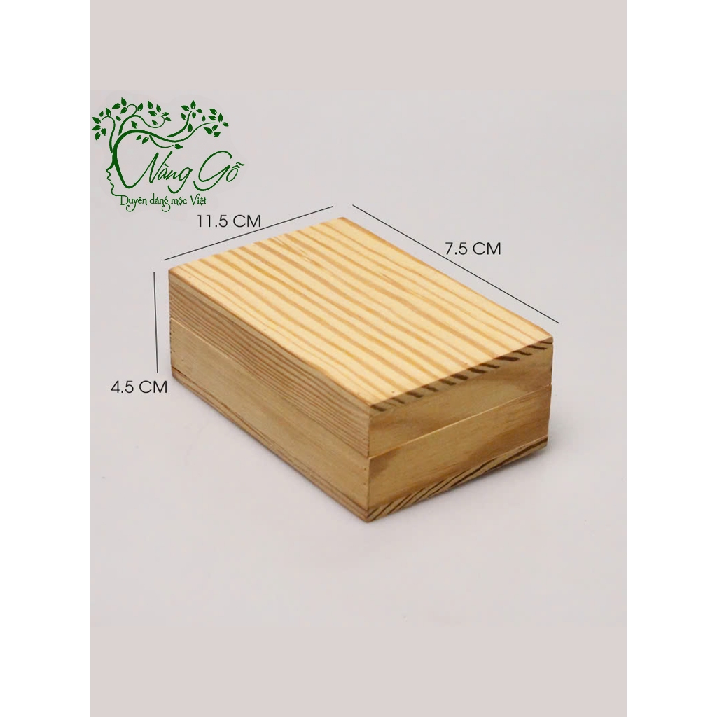 Hộp gỗ đựng thẻ bài , name card