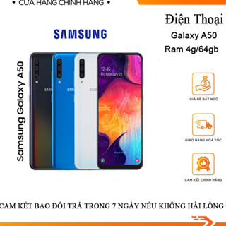 Điện thoại Samsung Galaxy A50 Ram4 bộ nhớ 64GB máy chính hãng full chức năng
