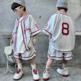 BABYBUYvip - 5114 - (PHOM SIÊU TO ) Bộ quần áo bóng chày Babybuy số 8 cho bé trai và bé gái