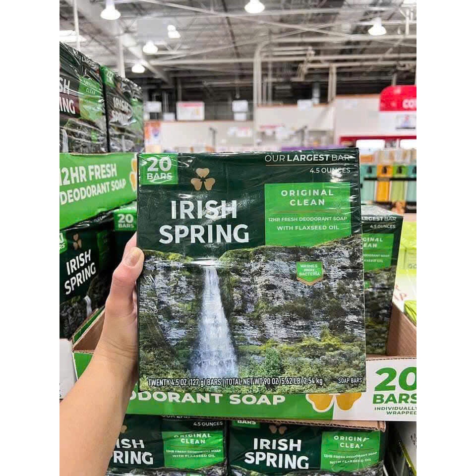 [HÀNG CHUẨN ÚC] Nguyên Lốc Xà bông cục Irish Spring 113g Nhập Mỹ