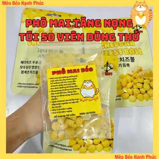 (LẺ) Vitamin Phô mai Cheese Rollies- Cheese Ball  tăng nọng cho mèo cho mèo
