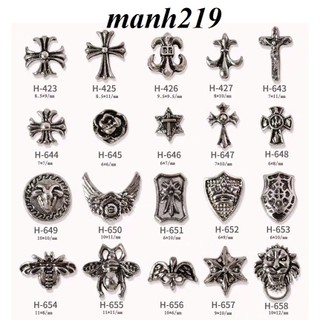 Charm nail đính móng trang trí phong cách móng tay nghệ thuật bằng hợp kim - manh219