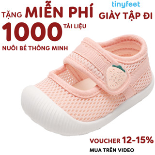 Giày Tập Đi Cho Bé Siêu Nhẹ Chống Bẹt Chân TINYFEET WJ07 Cho Bé Trai Bé Gái 1 Tuổi, 2 Tuổi