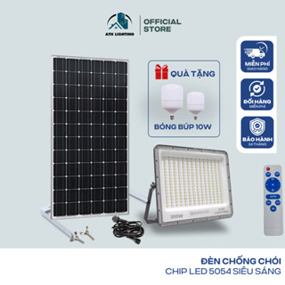 Đèn Pha Năng Lượng Mặt Trời ATH LIGHTING, Loại Đèn Led Năng Lượng Mặt Trời Vỏ Nhôm 100W, 200w, 300w, 400w Chống Chói