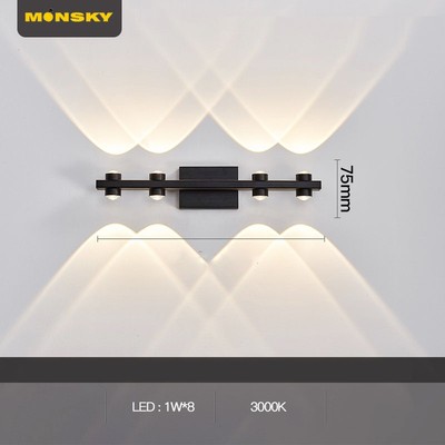 Đèn hắt tường, rọi gương MONSKY RTIFO trang trí nội thất sang trọng, hiện đại ánh sáng vàng (1609)