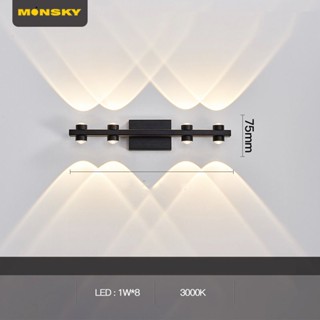 Đèn hắt tường, rọi gương MONSKY RTIFO trang trí nội thất sang trọng, hiện đại ánh sáng vàng (1609)