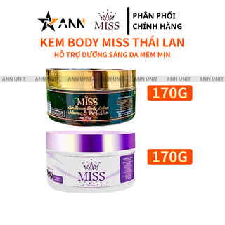   Chính Hãng  Kem Body MISS Thái Lan 170gr - Body Dưỡng Trắng Da Toàn Thân 