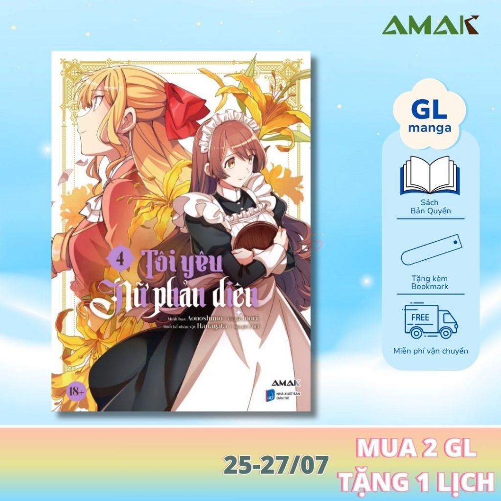 Sách - Tôi Yêu Nữ Phản Diện Tập 4 - GL Manga