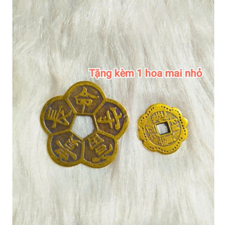 Đồng hoa mai, (hàng loại 1 đồng cao cấp,tặng thêm 1 hoa mai nhỏ)
