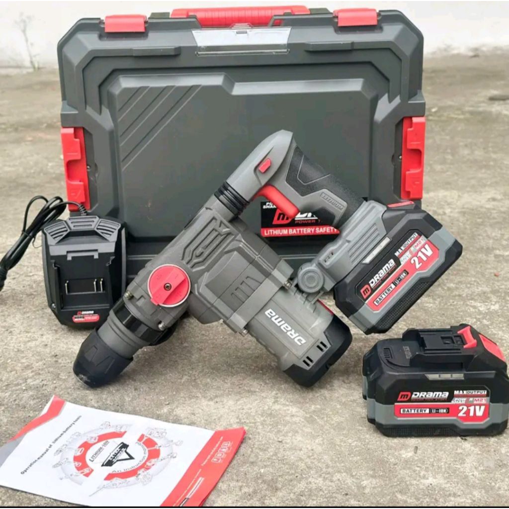 Khoan đục bê tông DRAMA 5030J Flex, Chuyên đục 2 chức năng, bền bỉ