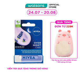 Son Dưỡng Môi Nivea Overnight Care Ban Đêm 4.8g