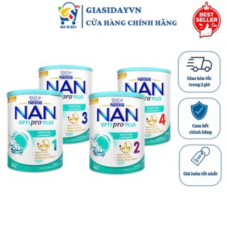   Exp 2027  Sữa Bột Công Thức Nan Việt Optipro Plus Nestle 400g 800g 1.5kg 