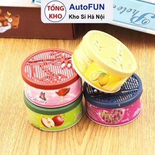 Combo 2 Sáp Thơm Dạng Hộp Tròn - Khử Mùi Hôi Cho Toilet, Phòng Ngủ, Tủ Quần Áo