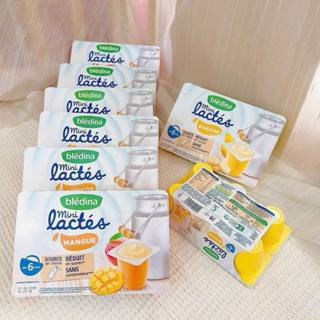 Sữa Chua Nguội Bledina Pháp Bổ Sung Lợi Khuẩn  va Vitamin Cho Bé – Vỉ 6 Hộp x 55g