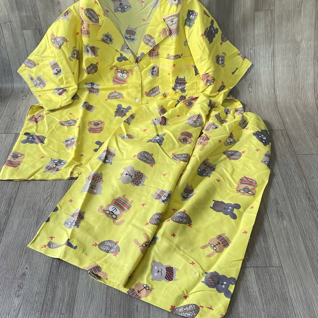 (50-110kg) Đồ Bộ Lụa Mango Cao Cấp - Bigsize, chất đẹp, tôn dáng