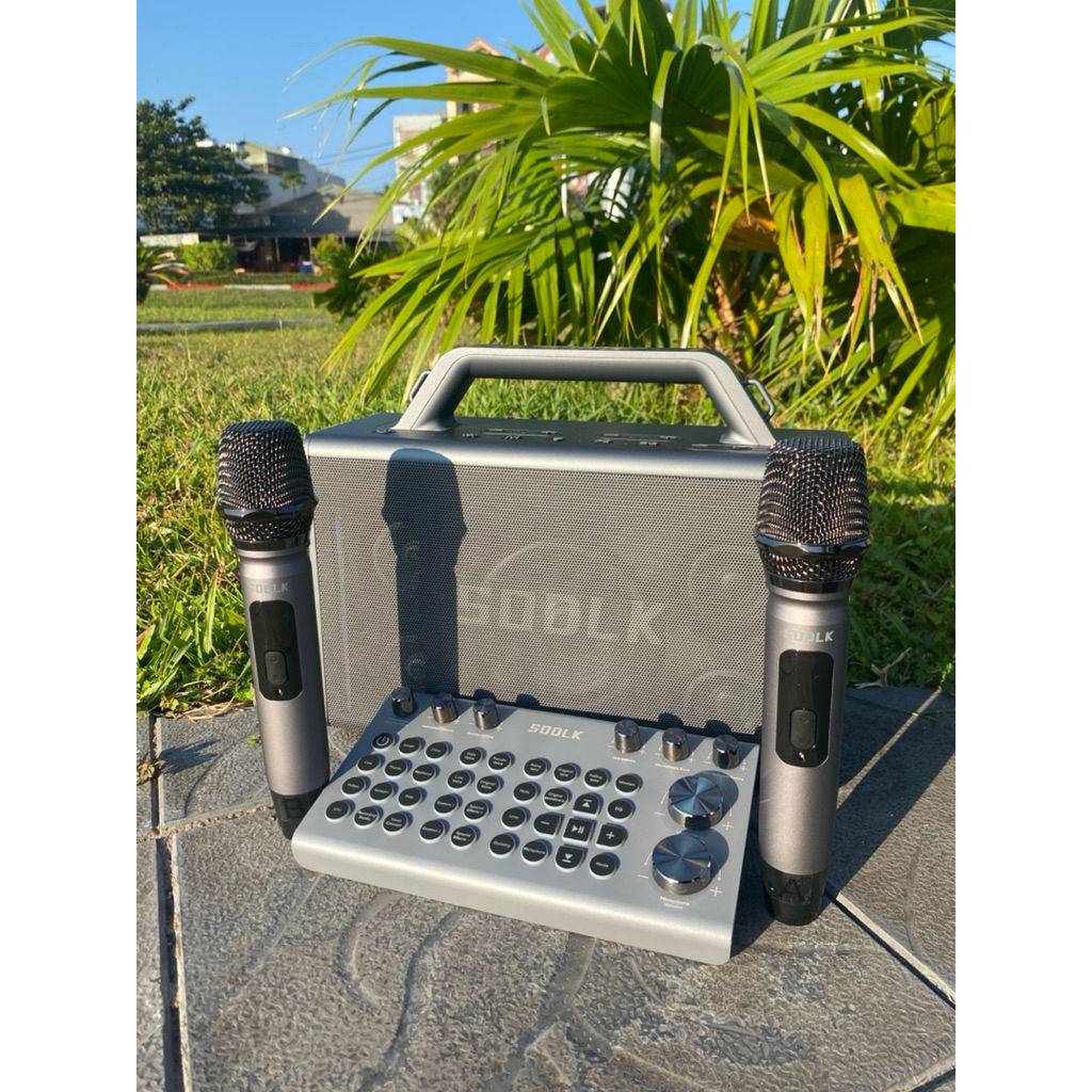 Loa Sodlk S1116 công xuất 200W củ loa 134mm và 4tweeter 54mm kiêm sound card live thu âm nghe nhạc h