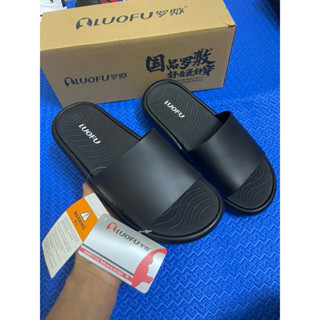   Hàng Chính Hãng  Dép lê nam nữ quai ngang LUOFU đúc nguyên khối lót êm mềm chống trơn trượt 7208 
