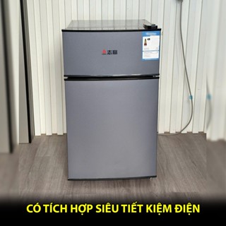  Tủ lạnh mini 2 ngăn đá ngăn mát 58l điều chỉnh nhiệt độ 