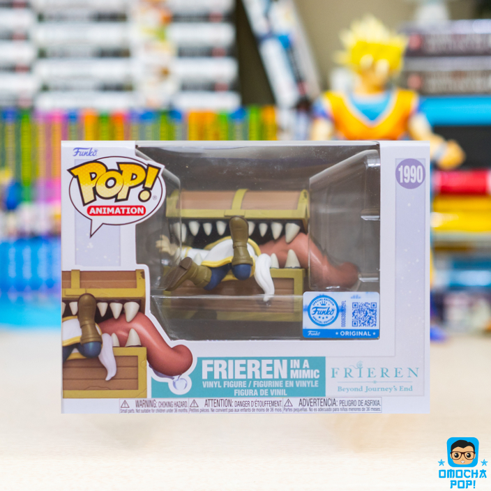 Mô Hình Chính Hãng Funko Pop Anime - Frieren Beyond Journey’s End : Frieren in a Mimic #1990 Tem QR 