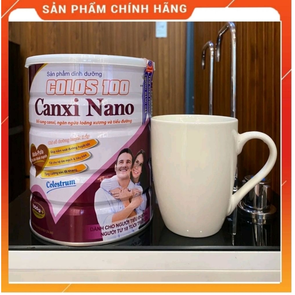 SỮA CANXI NGỪA TIỂU ĐƯỜNG ( KÈM LỌ YẾN ) COLOS 100 LON 900 - BẢO VỆ SỨC KHỎE .