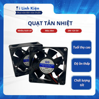 Quạt tản nhiệt 24V 12V 5V đầy đủ các kích thước