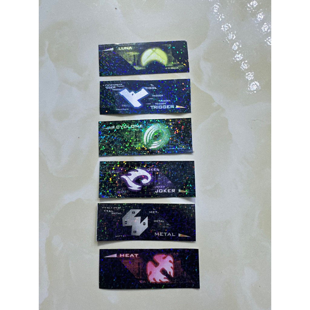 COMBO 6 Sticker dán 5k dành cho memory Kamen Rider W Driver Joker Cyclone Heat metal trigger luna sk
